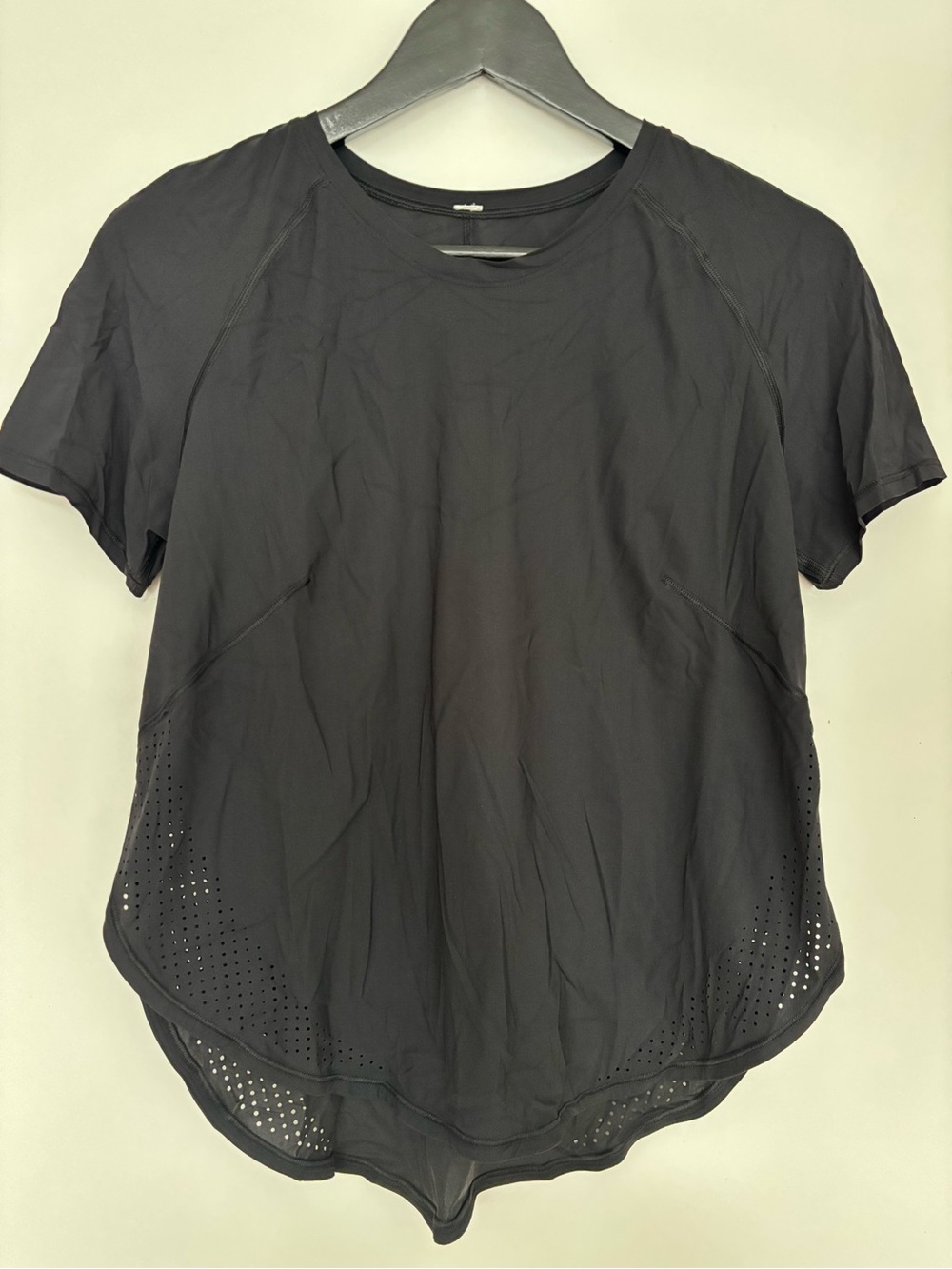 Lululemon Short-Sleeve Performance Top in Black